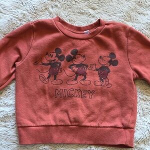 Mickey Mouse Kids Sweatshirt - Rust